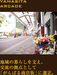 地域の暮らしを支え、交流の拠点として「がんばる商店街」に選定。